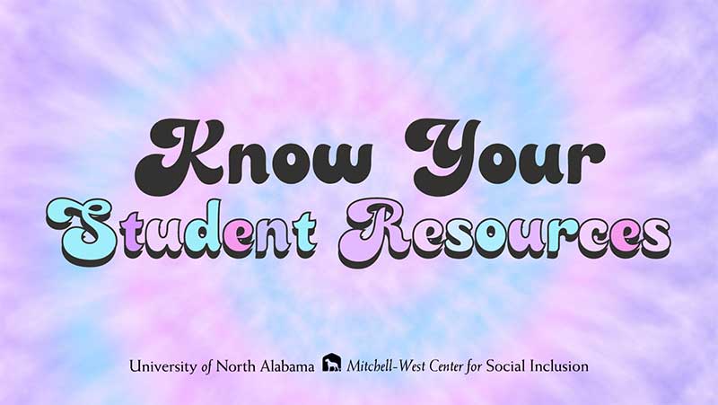image with text saying know your student resources