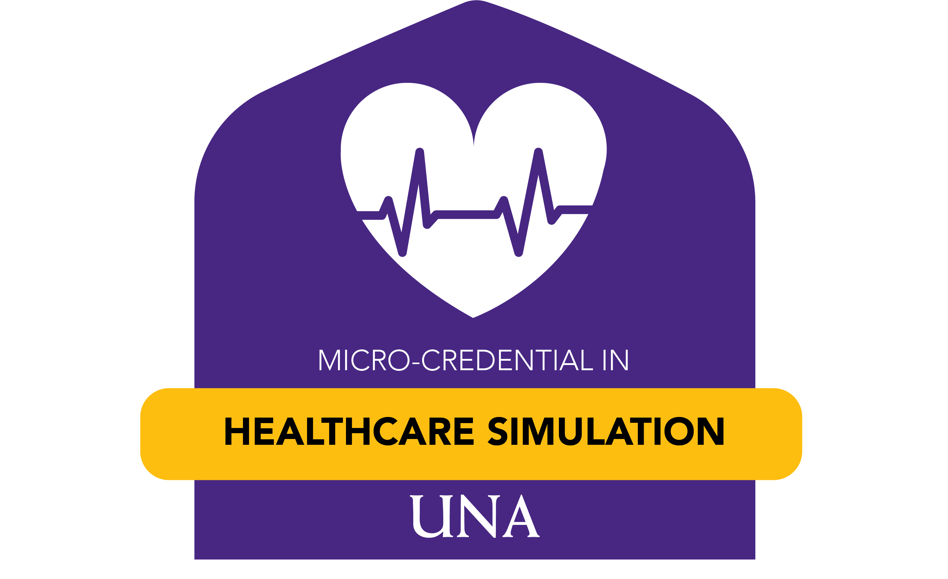 badge for microcredential in healthcare simulation