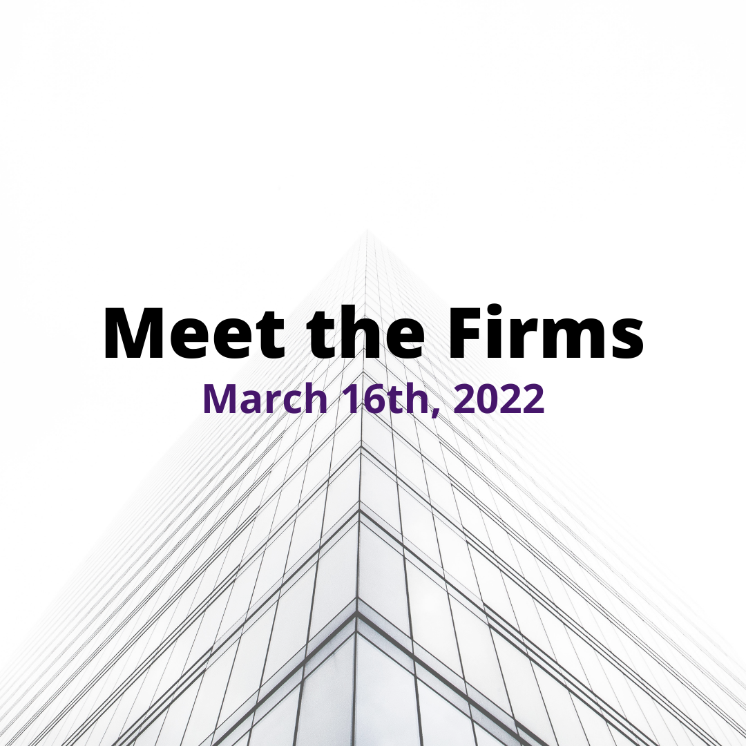 Meet the firm, March 16th, 2022