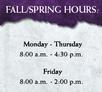 Fall and Spring Hours