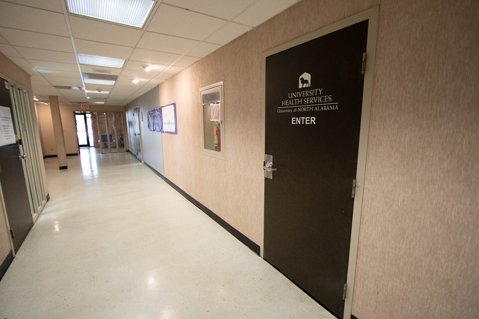 University Health Building Interior Hallway