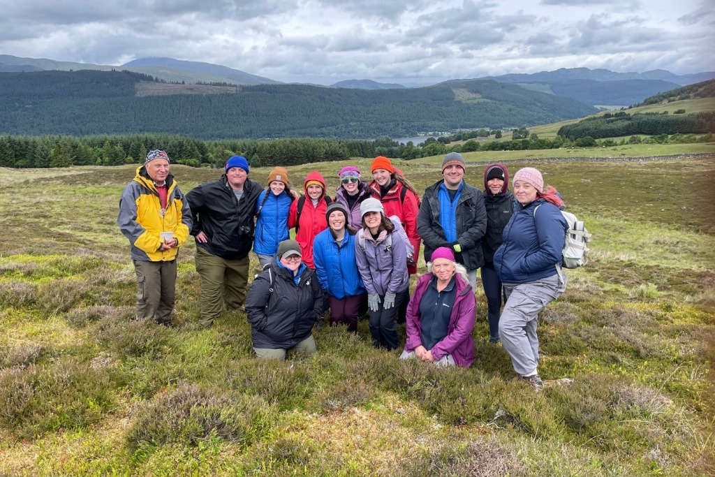Student group picture from Scotland