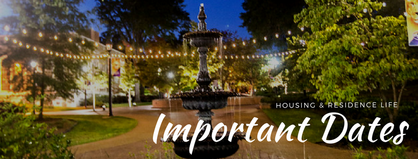 HRL Important Dates HRL Important Dates