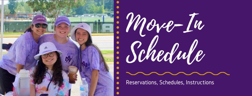 Move-In Schedule