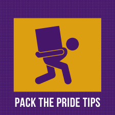 pack the pride tips