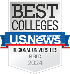 U.S. News & World Report badge for ranking as a top Regional Public University