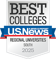 US News Best Regional Universities South 2025 badge