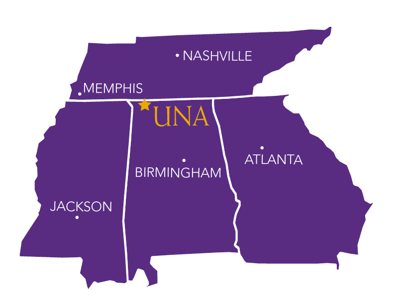UNA Calendar University of North Alabama