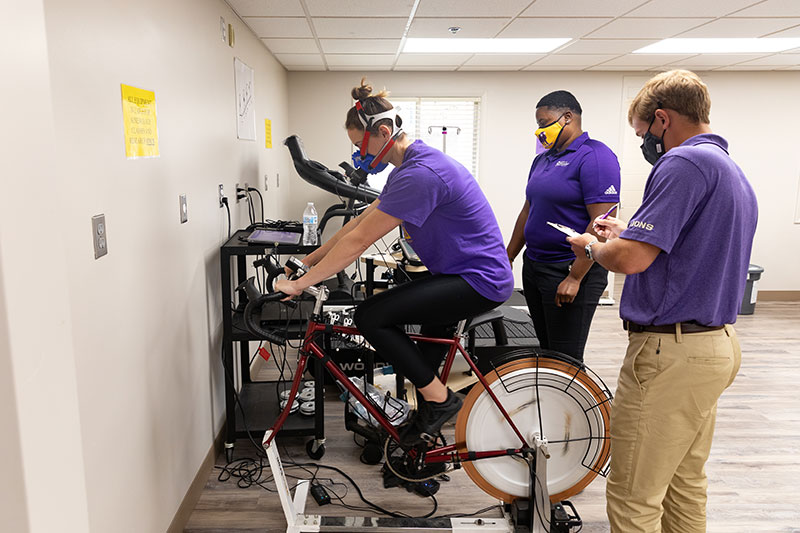 UNA has a new human performance lab as part of the doctoral program in Kinesiology