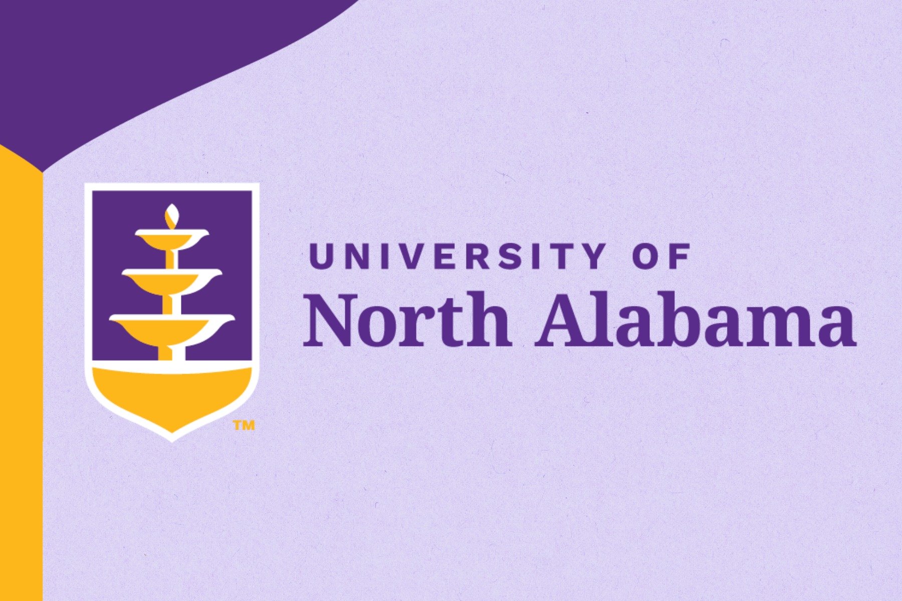 new Logo and wordmark for UNA, 'University of North Alabama' 