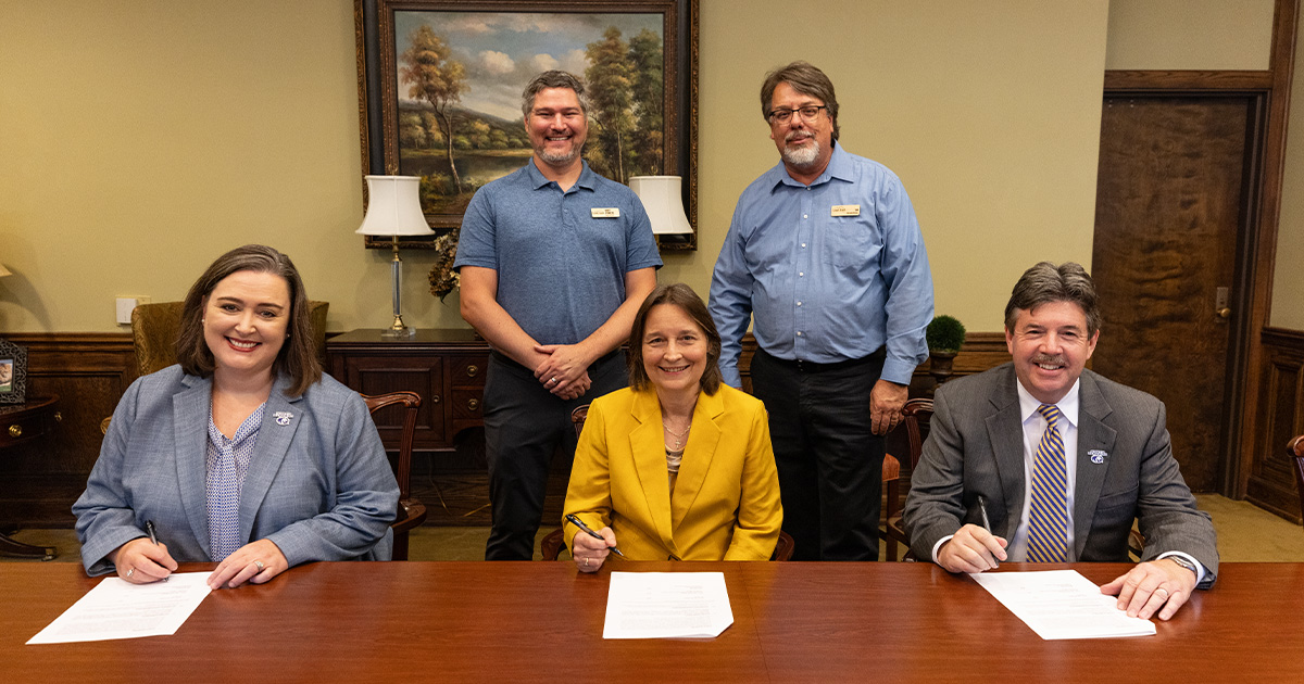 Officials with the University of North Alabama and the Land Trust of North Alabama have recently signed a learning agreement that provides pathways for collaboration between the two entities.