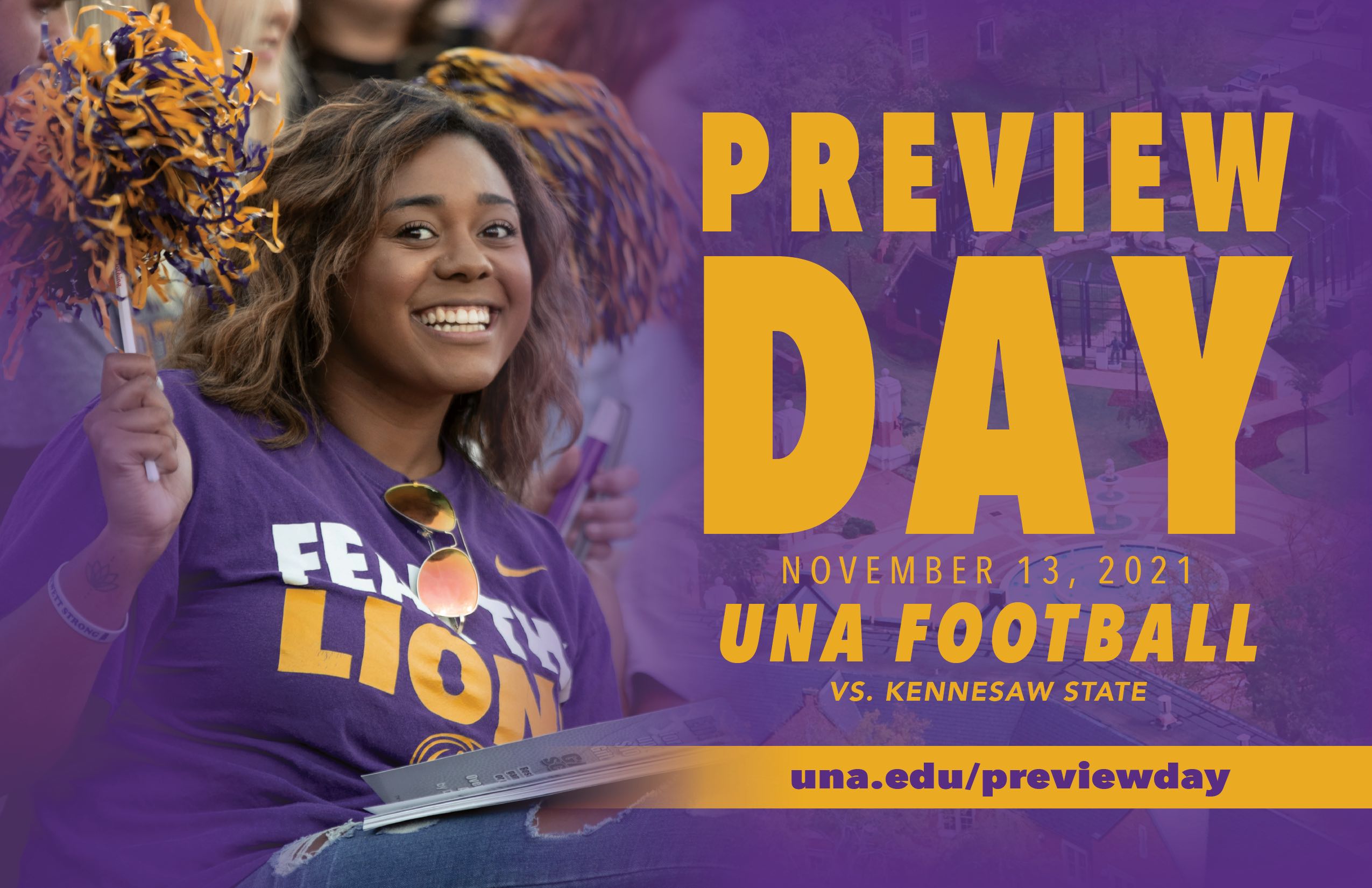 Preview Day, November 13th 2021. UNA Football vs. Kennesaw State.