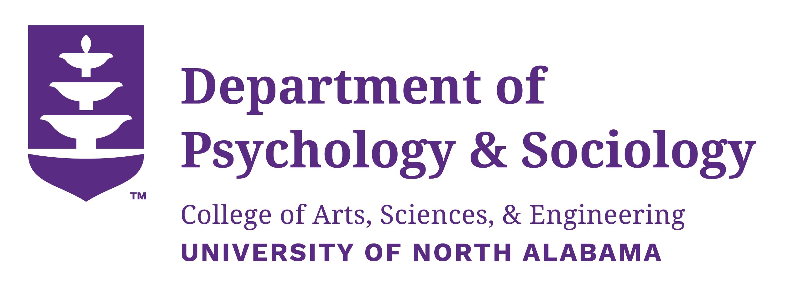 graphic logo for the department of psychology and sociology