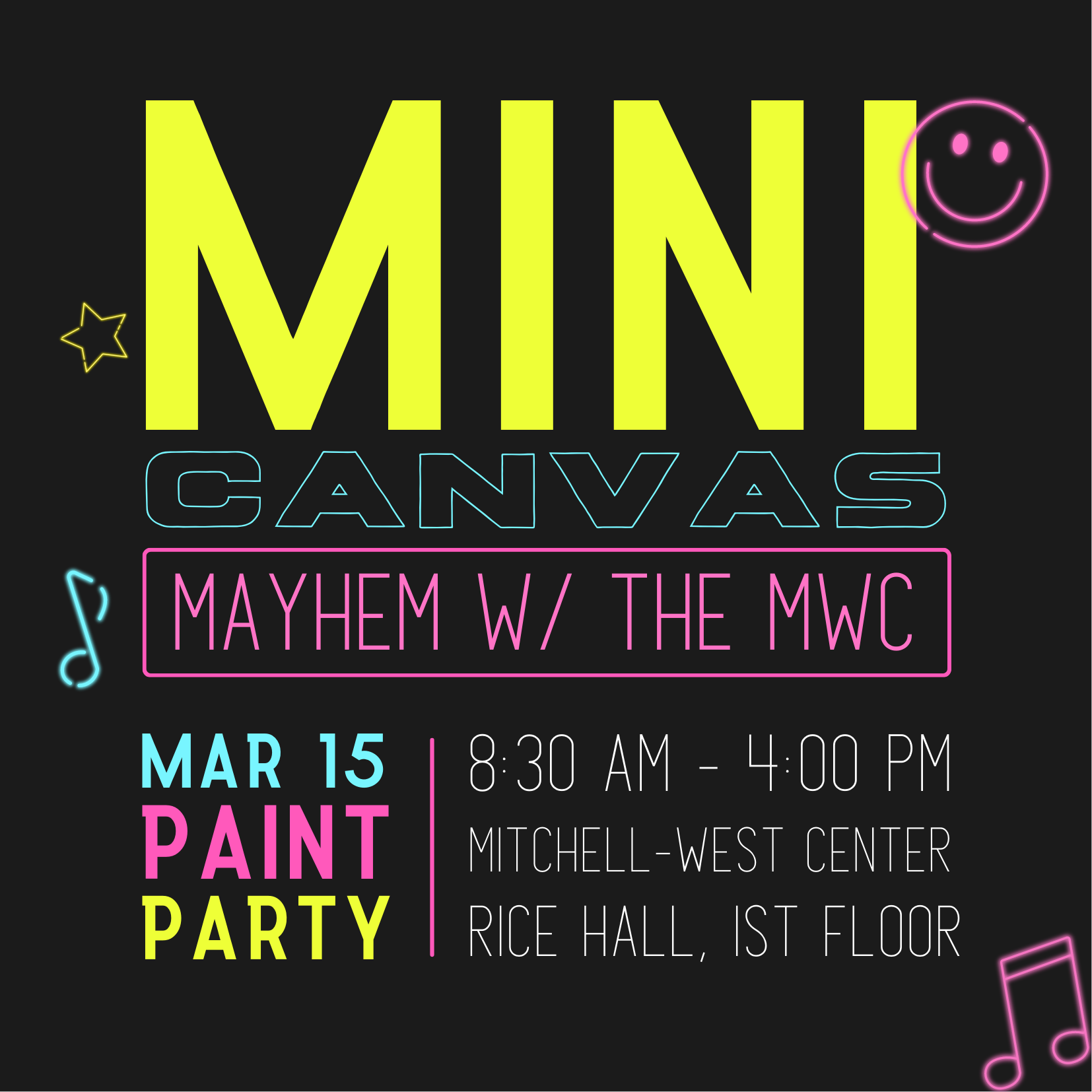 Mini Canvas Paint Party